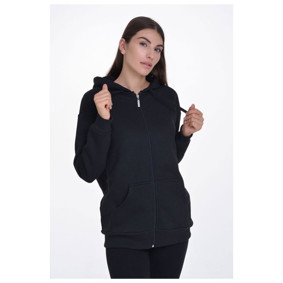 Target Γυναικεία ζακέτα Long Jacket Hoodie Fleece Target Γυναικεία ζακέτα Long Jacket Hoodie Fleece